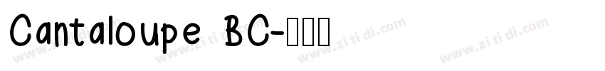 Cantaloupe BC字体转换